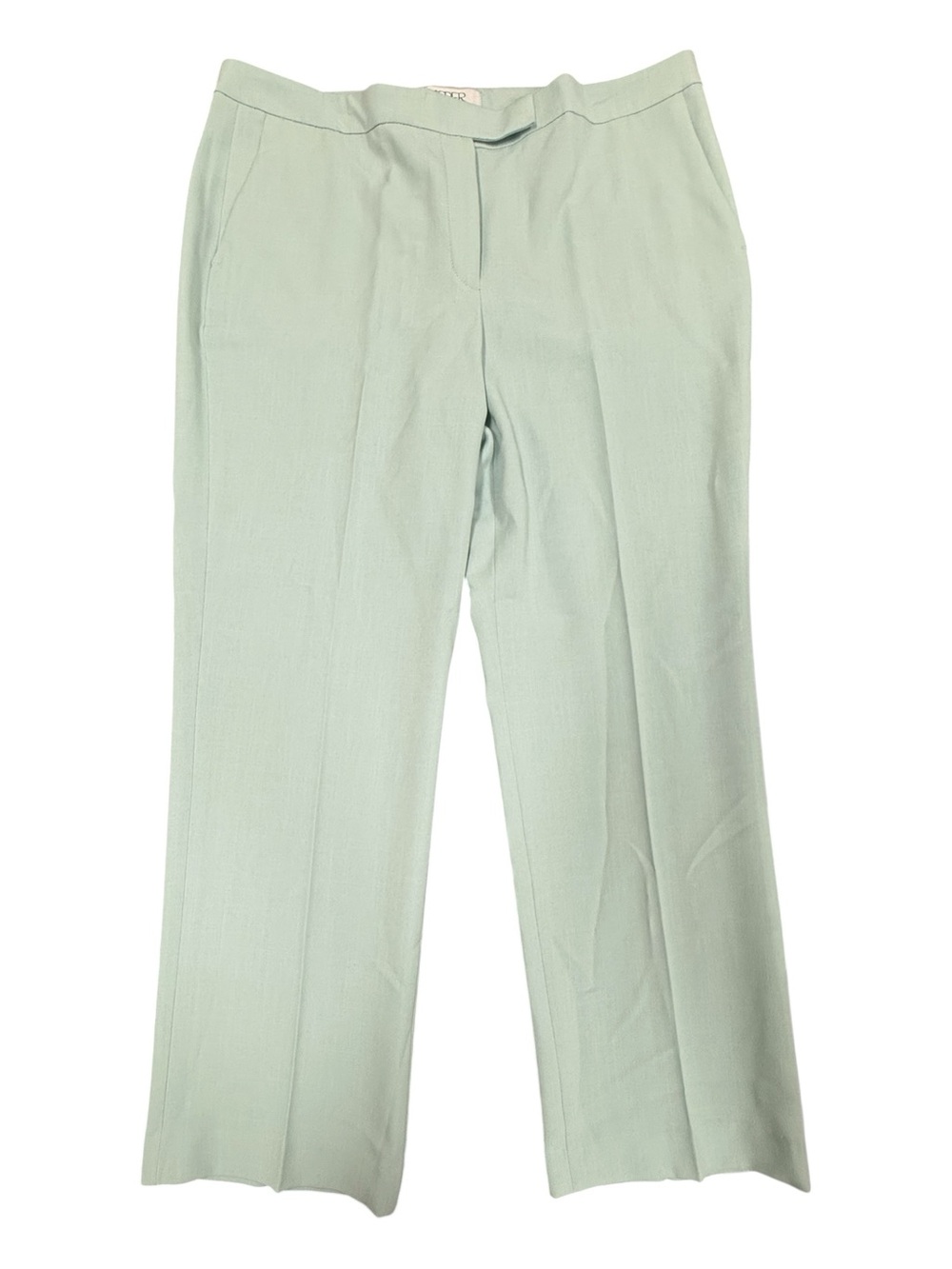 Kasper Mint Green Straight-Leg Dress Pants